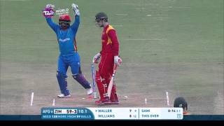 ICC WT20 Afghanistan vs Zimbabwe Match Highlights [upl. by Nahtanhoj]