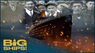 The Forgotten Engine Room Heroes Who Tried To Save The Titanic  Titanic  Big Ships [upl. by Malin]