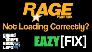 How To Fix RagePluginHook Not Loading Up  GTA 5 Update 3258  lspdfr [upl. by Alraep]