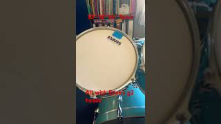 My drum kit heads and configuration drums greenday music rock drumsrock [upl. by Einnaej]