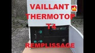 Comment remettre de la pression dans une chaudière Vaillant thermotop T4 version 1 [upl. by Otrebile]