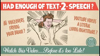 Do You Hate Text to Speech audio  AI voiceovers [upl. by Severn920]