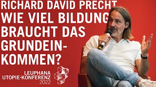 Unerhörte Freiheit Richard David Precht und Sven PrienRibcke auf der UtopieKonferenz 2022 [upl. by Olpe]