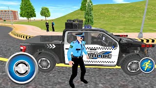 Stopping a Bank Robbery in City Police Car Chase Game 3D  Android Gameplay [upl. by Don]