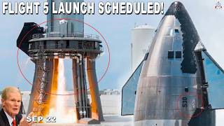 NASA Officially Announced NEW Starship Launch 5 Scheduled But FAA License [upl. by Eirameinna486]