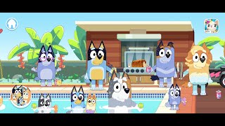 Bluey Lets play Uncle Stripes House [upl. by Ahsla]