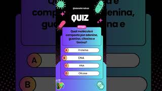 Quiz de Biologia biologia quiztime [upl. by Abernathy912]