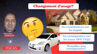 Changement d’usage d’un bien [upl. by Marni]