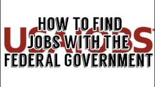 How to Find a Job with the Federal Government USAJobs Accounting Degree Jobs [upl. by Ker]