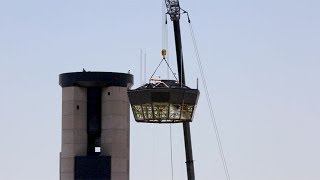 McCarran ATC tower comes down TimeLapse [upl. by Sivar]