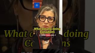 Strong Message shorts francesca canada complicit palestine [upl. by Helsa953]