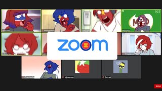 ASEAN Zoom Call meme countryhumans ASEANRead Desc for Video BG [upl. by Aidne663]