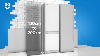 Integrated Fridge Freezers Measurement Guide  aocom [upl. by Sankaran]