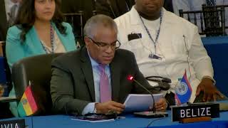 Belize’s Foreign Minister Addresses 53rd OAS Gathering [upl. by Terrance614]