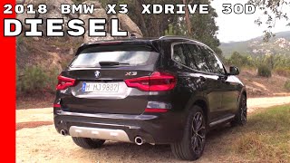 2018 BMW X3 xDrive 30d Diesel Exterior Interior amp Test Drive [upl. by Henrion]