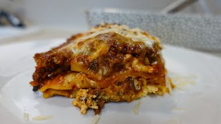 Easy To Make Lasagna Recipe For Thanksgiving [upl. by Idet]