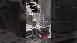 Audi RS3 engine block machiningmachiningturning enginemanualmachinist [upl. by Alletniuq602]