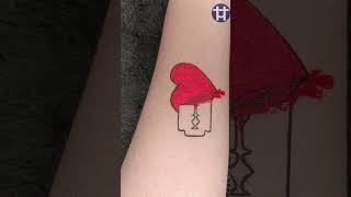 🔴Tattoo kaise banaye  Tattoo Designs  Hand tattoo  Temporary tattoo  টেটু ডিজাইন [upl. by Mendy]