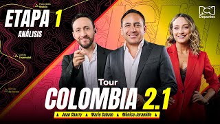 🔴EN VIVO 🔴 Análisis Primera Etapa del Tour Colombia 21 [upl. by Hanselka]