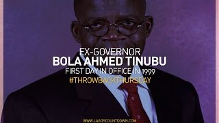 ExGovernor Tinubus 1st day in office 1999 [upl. by Xylon85]