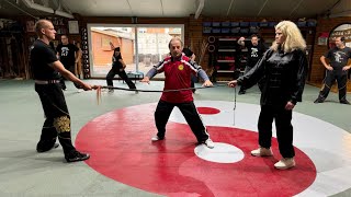 GM Walter Toch shows the methafysica of how to use Fajin in Taiji Chen on workshop 3 Mai 2024 [upl. by Alyag]