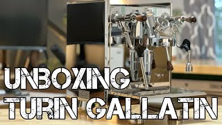 Unboxing the Turin Gallatin Espresso Machine Revolutionize Your Espresso Experience [upl. by Ehtnax]