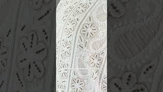 chikankari lucknow dress fashion embroidery youtubeshorts [upl. by Zinah]