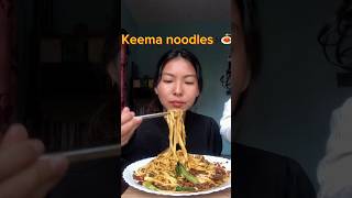 Keema noodles is love ❤️ trendingonshorts cooking recipe apt [upl. by Eeroc]