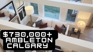 New Construction Calgary Home  Sterling Homes  Ambleton Calgary  Legacy Model [upl. by Anelegna903]