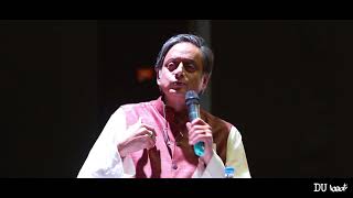 I am delighted to be ba ck at Delhi University my alma mater Dr Shashi Tharoor [upl. by Eadmund693]