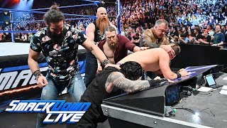 Shane McMahon amp Elias trap Roman Reigns amp The Miz SmackDown LIVE May 14 2019 [upl. by Deerdre]