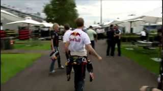 Vettel joking in finnish  Melbourne 2012 HD [upl. by Sheepshanks]