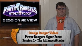 quotThe Alliance Attacksquot  Power Rangers Hyperforce Session 1 Review [upl. by Monetta]