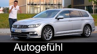 Family father’s dream VW Volkswagen Passat Variant RLine FULL REVIEW test driven Estate B8 2017 [upl. by Aitekram]