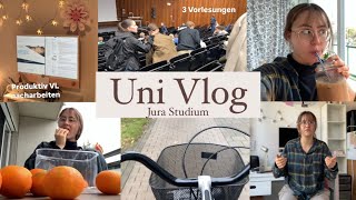 Uni Vlog  3 VL Nacharbeiten bewusste Pausen Einkaufen [upl. by Dannica935]