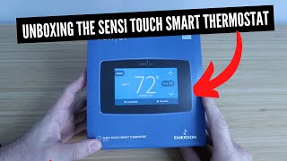 Sensi Touch Smart Thermostat Unboxing amp Feature Review [upl. by Eihctir148]