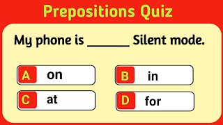 English Grammar Practice English Prepositions English Grammar [upl. by Larred]