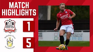 MATCH HIGHLIGHTS Bristol Manor Farm 15 Melksham Town [upl. by Anirbas]