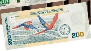 NUEVO BILLETE DE HONDURAS 200 LEMPIRAS [upl. by Rehpotsyrhc476]