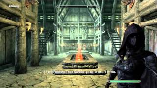 Skyrim Hearthfire DLC  How to start Hearthfire [upl. by Aleicarg]