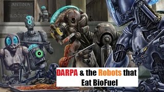 Robots Eat Bio Material for Fuel EATR DARPA [upl. by Lertsek]