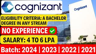 Cognizant Recruitment 2024  Cognizant OFF Campus Drive For 2024  2023 Batch Hiring [upl. by Hayward688]