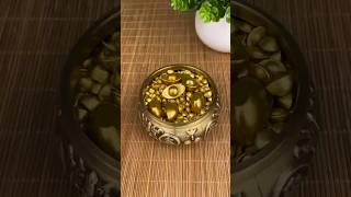 Small ingot cornucopia with filling decorations [upl. by Cherian]