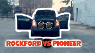 rockford p1692 vs pioneer tsa6965r full system demo [upl. by Sirama]