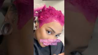 How to do Hot Pink Hair Color 💕 [upl. by Preiser347]