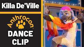 Killa’ DaVille CLIP — 2024 Anthrocon Fursuit Dance Comp [upl. by Ahtanamas690]