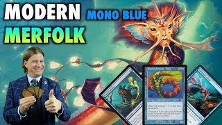 MTG  How To Build Mono Blue Modern Merfolk A powerful yet affordable deck for Magic The Gathering [upl. by Bruell]