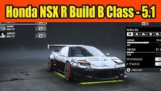 Honda NSX R Build B Class Car in NFS Unbound Update Vol 51 [upl. by Fidela]