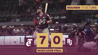 Tomateros vs Algodoneros Serie 1  Juego 3 171024  RESUMEN [upl. by Juana]