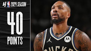 Damian Lillard DOMINATES with 40 PTS Full Highlights vs Spurs 🔥 [upl. by Annaej]